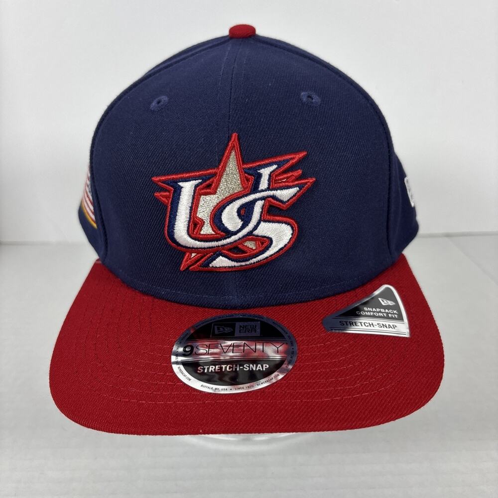 World Baseball Classic New Era 9Seventy Stretch-snap USA Adjustable cap NEW